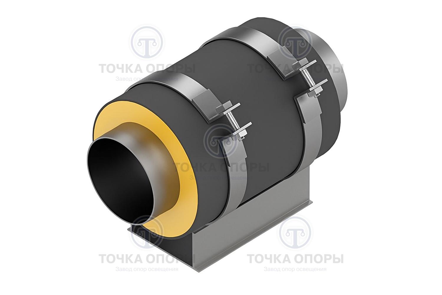 Скользящая опора СПО 76/160.200 подкладная для труб в ППУ