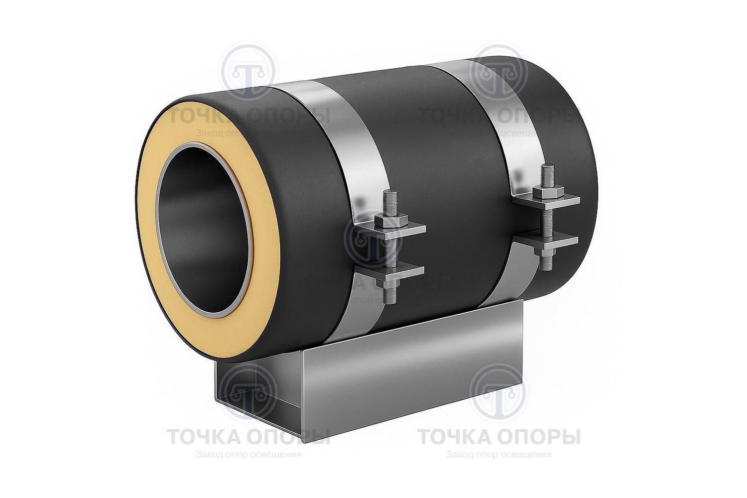 Скользящая опора СПОк 219/315.150 подкладная канальная для труб в ППУ