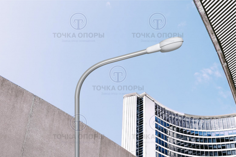 К1-0,5-1,0-Ф4 консольный однорожковый кронштейн