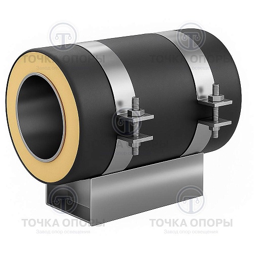 Скользящая опора СПОк 1420/1600.100 подкладная канальная для труб в ППУ