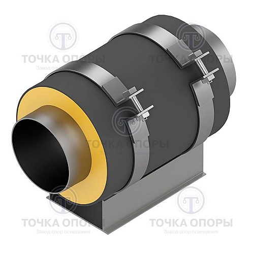 Скользящая опора СПО 76/160.100 подкладная для труб в ППУ