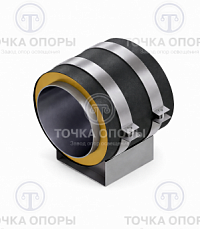 Скользящая опора СПОн 273/400.100 подкладная надземная для труб в ППУ